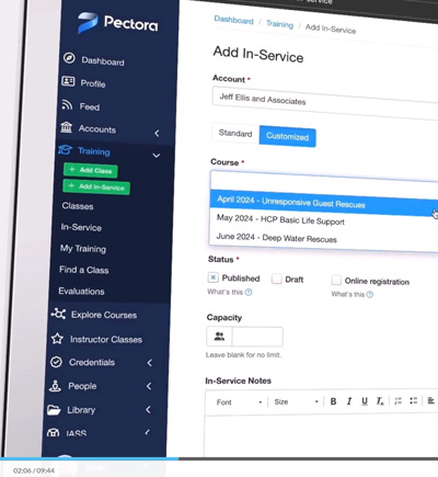 Build In-Service