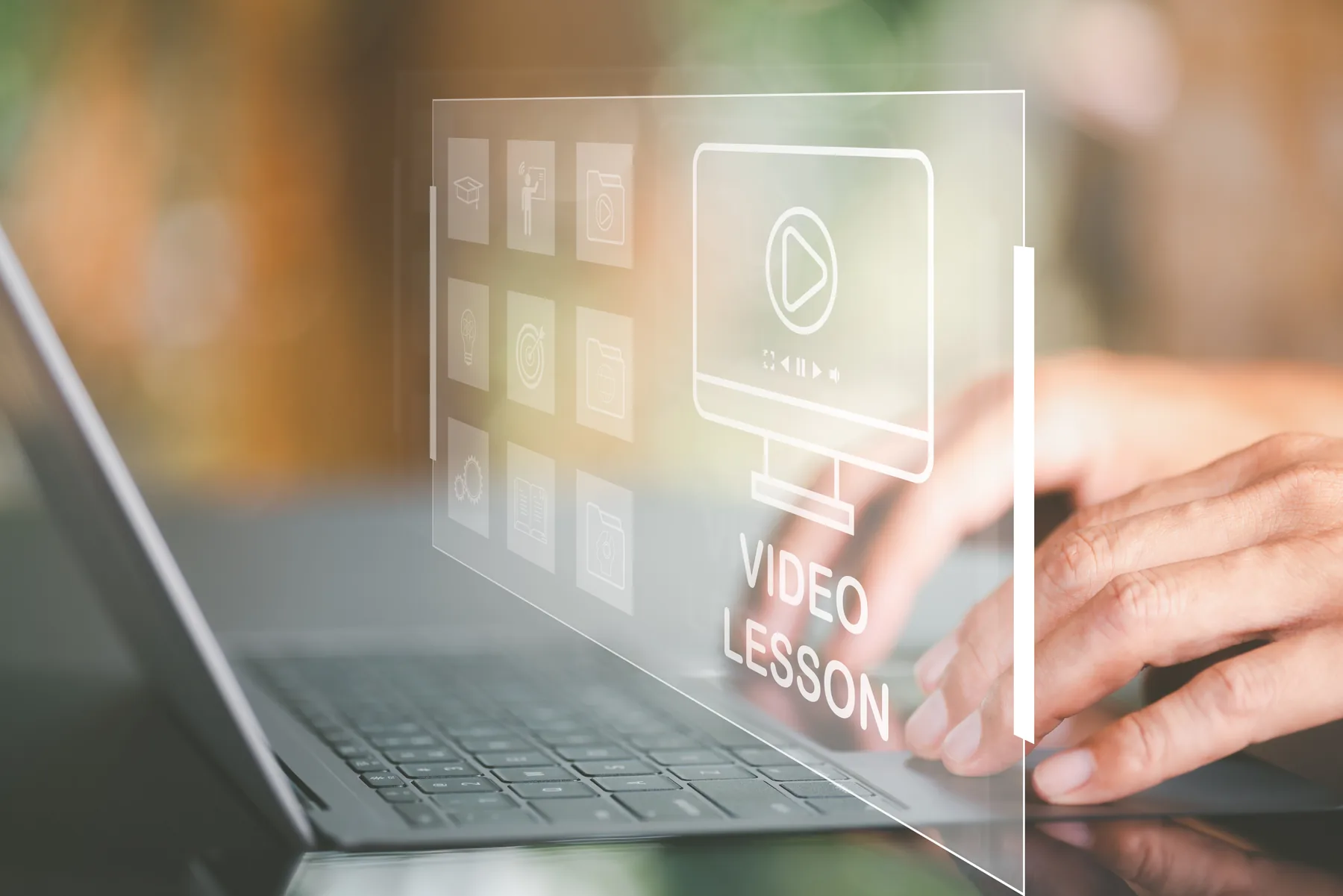 Classroom content transformed into a digital video lesson